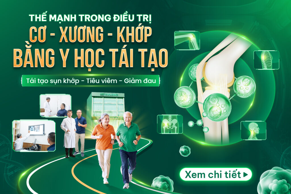 Thế mạnh điều trị Cơ - Xương - Khớp bằng Y học tái tạo SCT