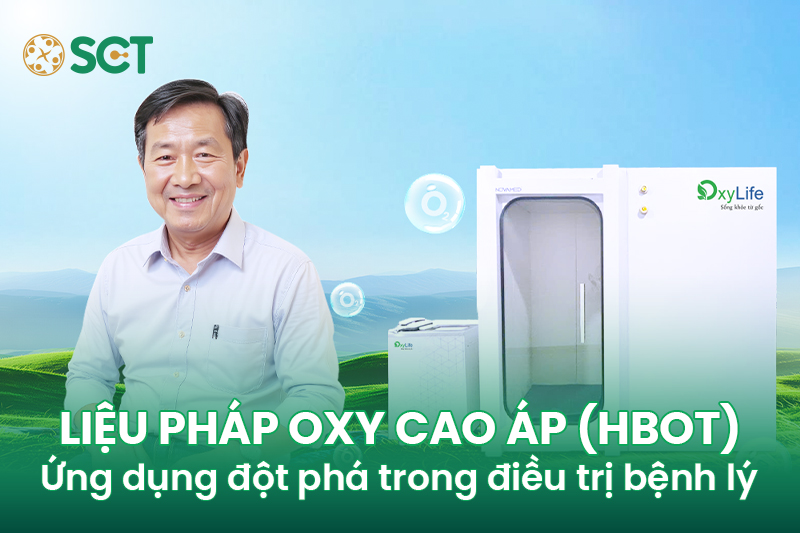 Máy oxy cao áp HBOT - Phòng khám đa khoa SCT
