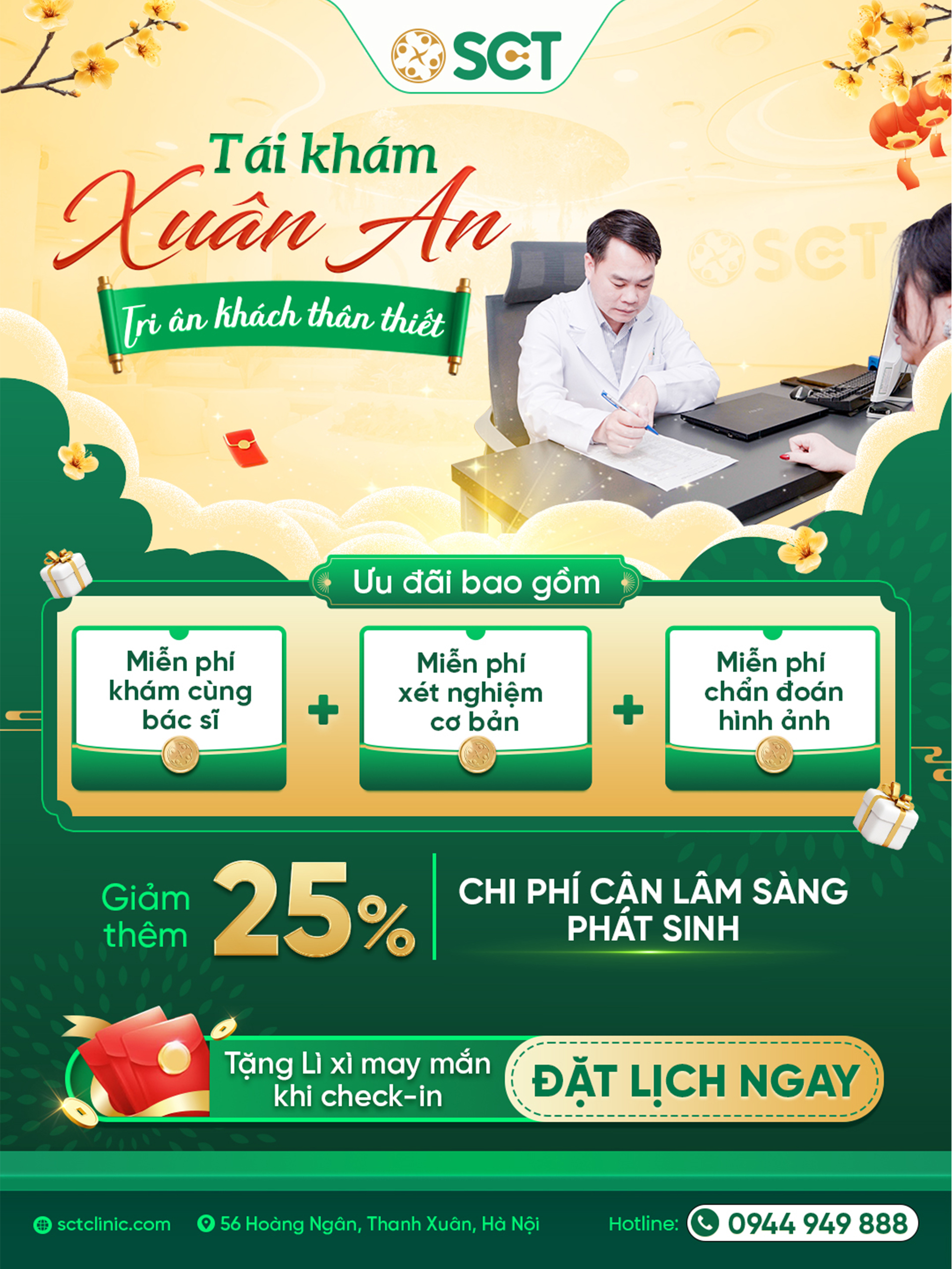 Tái khám Xuân An - tặng khách hàng thân thiết