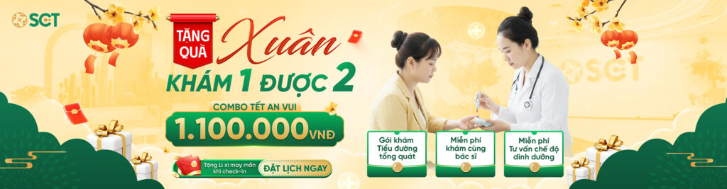  SCT tặng quà Xuân khám 1 được 2 - Gói khám Tiểu đường