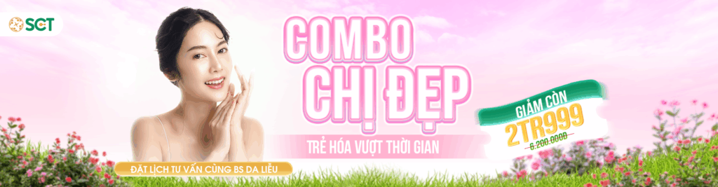 Combo "Chị Đẹp": Tái Tạo Da Chuyên Sâu Và Trẻ Hóa Vượt Thời Gian 1 Combo Chị đẹp chỉ 2999K