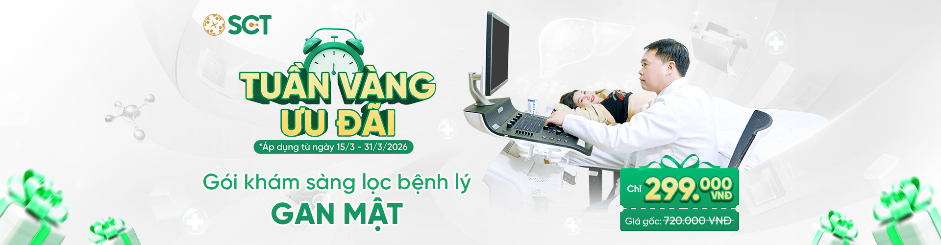 Tuần Vàng ưu đãi - Gói khám Gan
