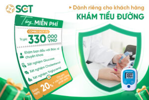 ƯU ĐÃI KHÁM TIỂU ĐƯỜNG: MIỄN PHÍ KHÁM VÀ 3 XÉT NGHIỆM QUAN TRỌNG 2 Tặng dịch vụ trị giá 330.000đ cho khách hàng đăng kí khám Tiểu đường hôm nay